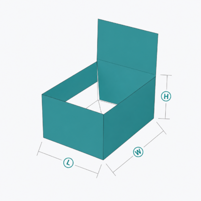 1-2-3 Bottom Box Display Box for retail merchandise