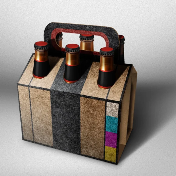 6 bottle carrier box - Image 2