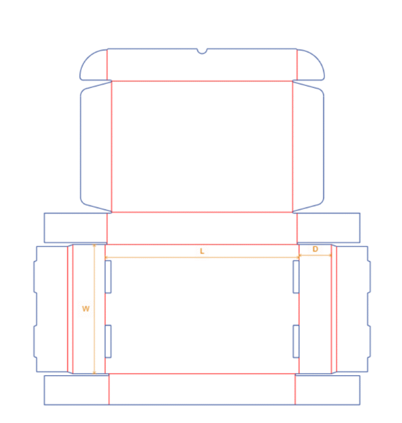 Double Wall Tuck Front (Mailer - Postage - Subscription) - Image 4