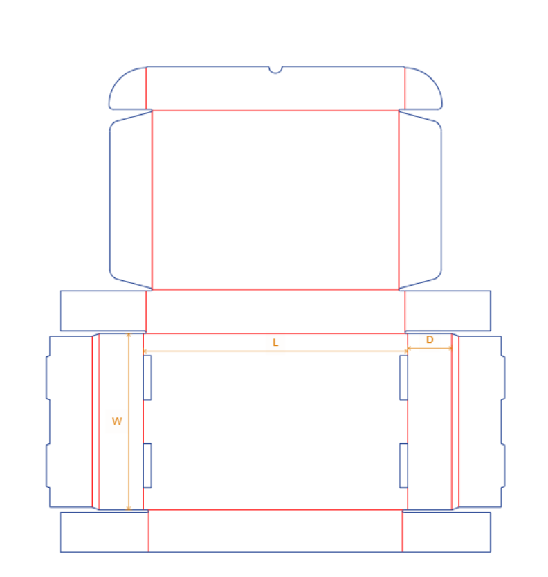 Double Wall Tuck Front (Mailer - Postage - Subscription) - Image 4