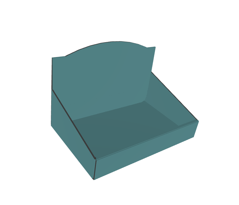 Counter Wall Display Box