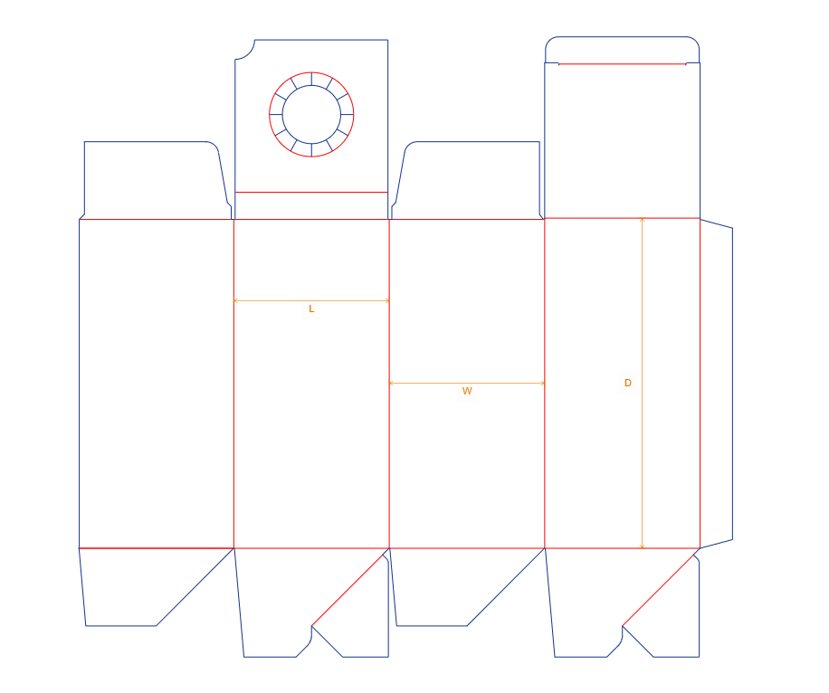Tuck Box With Attached Insert - Image 4