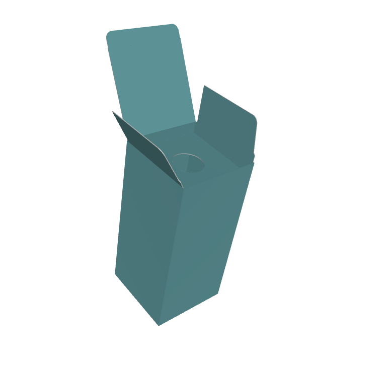 Tuck Box With Attached Insert